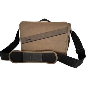 Lowepro Event Messenger Camera Bag Mica Tan DSLR Laptop